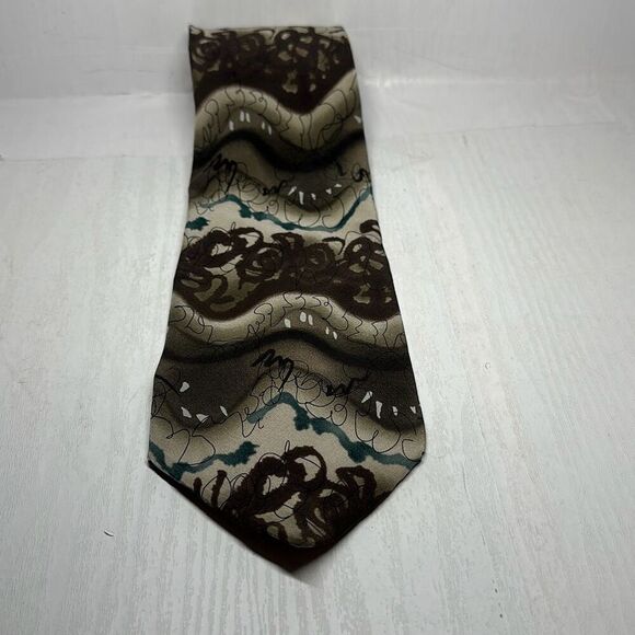 Vintage J. Garcia Men's Necktie Tie Silk Capillaries Collection Nineteen 56” - Picture 1 of 6